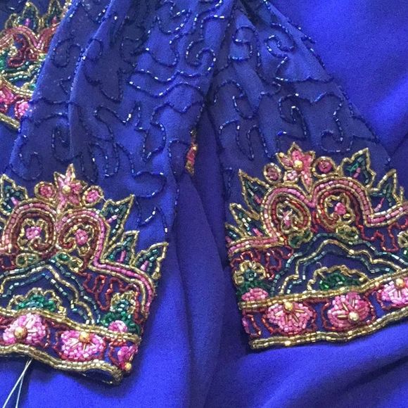 Vintage Collection Adriana papell beaded dress - Picture 7 of 8